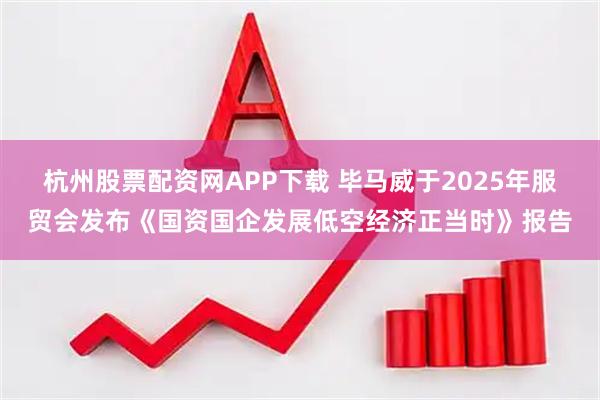 杭州股票配资网APP下载 毕马威于2025年服贸会发布《国资国企发展低空经济正当时》报告